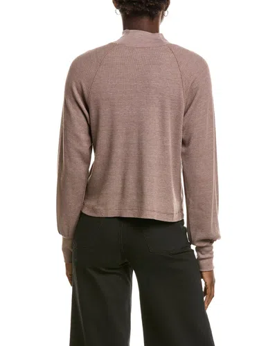 Michael Stars Norma Mock Neck Pullover In Neutral