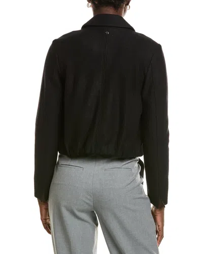 Marc Cain Solid Wool Jacket In Black