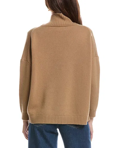 Max Mara Borgia Wool Sweater In Tan