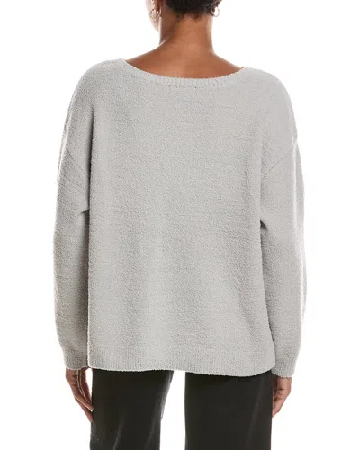 Chaser Feather Yarn Miller Pullover In Gray