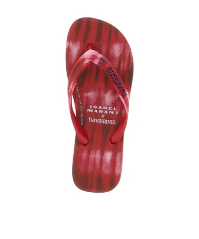 Isabel Marant Flat Flip-flops In Red
