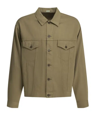 A.presse 3rd Type Button-up Denim Jacket In Green