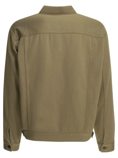 A.presse 3rd Type Button-up Denim Jacket In Green