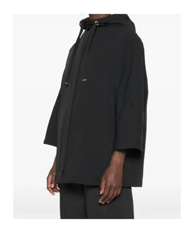 Herno Black Polyamide Elastane Travel Jacket In Black