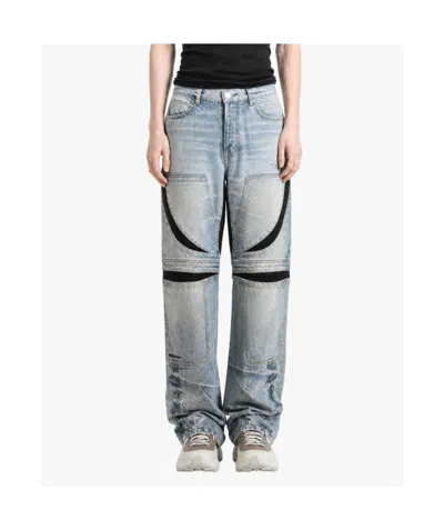 Amiri Belt-loop Jeans In Gray