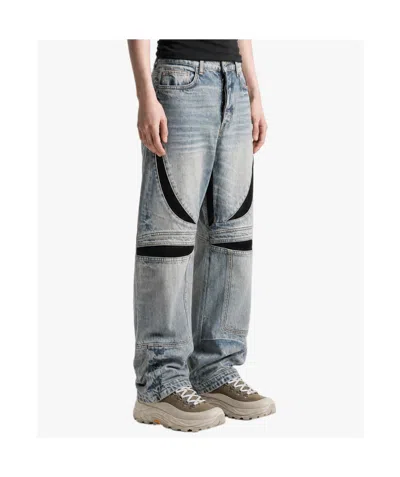 Amiri Belt-loop Jeans In Gray