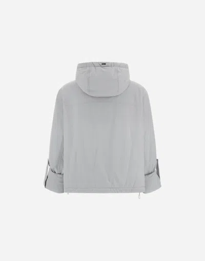 Herno Grey Polyamide Elastane Travel Jacket In Gray