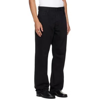 Essentials Five-pocket Jeans In Black