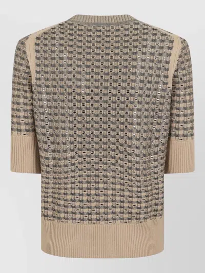 Ermanno Scervino Short Sleeve Sweater