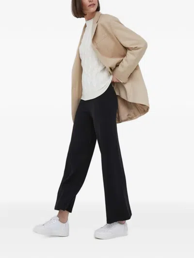 Benetton Cable-knit Sweater In Neutrals