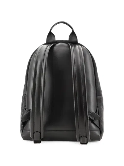 Tom Ford Suede Backpack With Maxi Zip On The Front In Purple