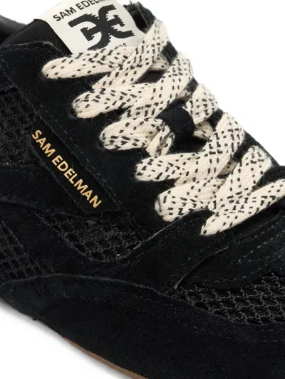 Sam Edelman Tobi Mesh Sneakers In Black