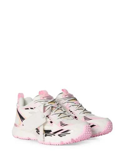 Off-white Be Right Back Layered Design Mesh Sneakers In White