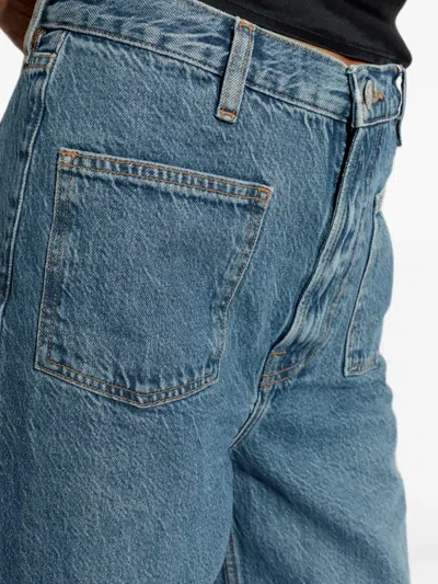 Samsoe & Samsoe Sarebecca Patch-pocket Jeans In Blue