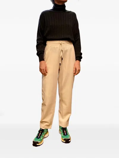 Psophia Drawstring Track Pants In Yellow