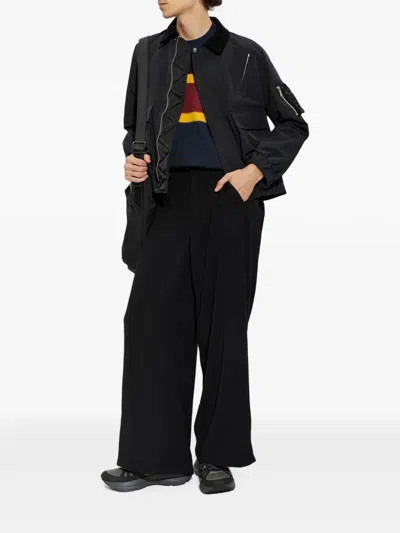 Sacai Multi-pocket Jacket In Black
