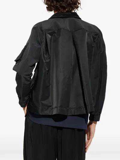 Sacai Multi-pocket Jacket In Black