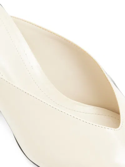 Schutz Pointed-toe Leather Mules In Multi