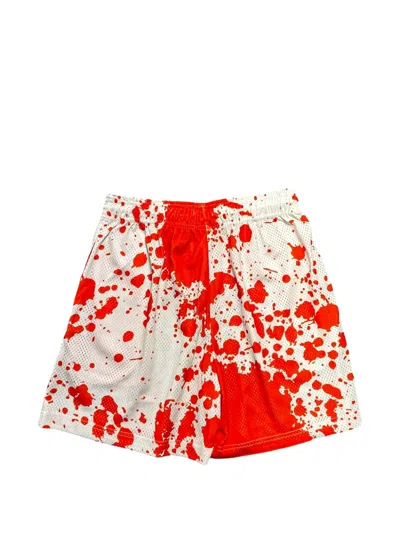 Eric Emanuel Paint-spill Basic Shorts In Multi