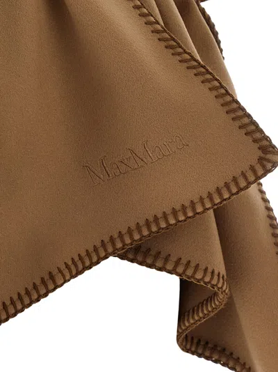 Max Mara Cape In Camel