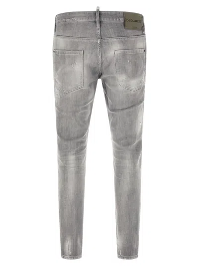 Dsquared2 Dsquared Jeans Con Patch Logo In Gray