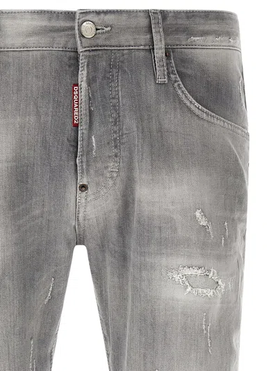 Dsquared2 Dsquared Jeans Con Patch Logo In Gray