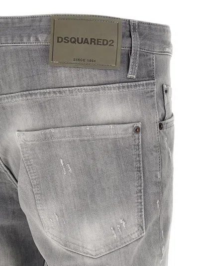 Dsquared2 Dsquared Jeans Con Patch Logo In Gray