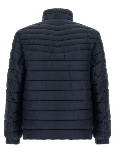 Hugo Boss Quilted Down Down Jacket In Navy