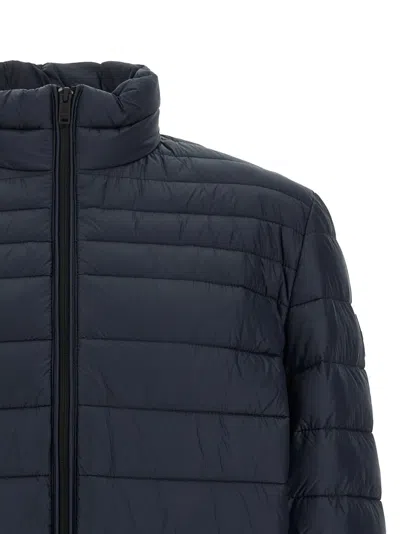 Hugo Boss Quilted Down Down Jacket In Navy