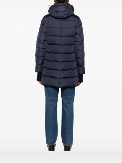 Herno Quilted Down Down Jacket In Blue