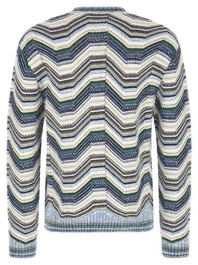 Missoni Geometric Zigzag Pattern Sweater In Multi