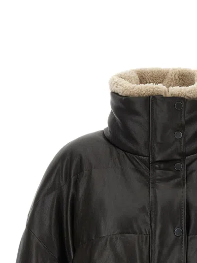 Brunello Cucinelli Down Jacket In Black
