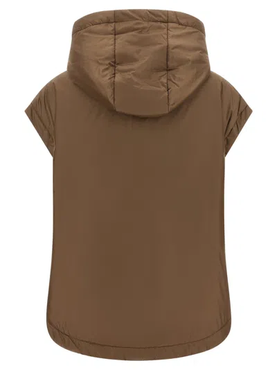 Max Mara The Cube Vest In Brown