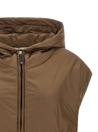 Max Mara The Cube Vest In Brown