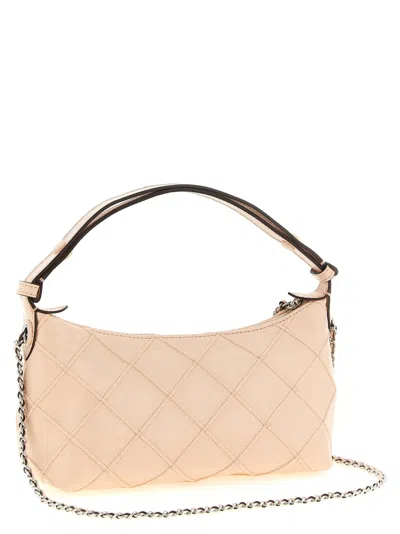 Tory Burch Fleming Clutch In Pink