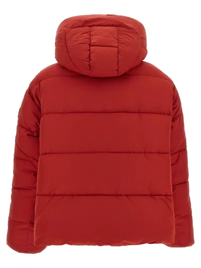 Pinko Quilted Down Down Jacket In Red