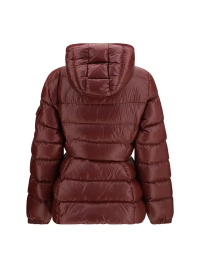 Moncler Barante Down Jacket In Dark Red