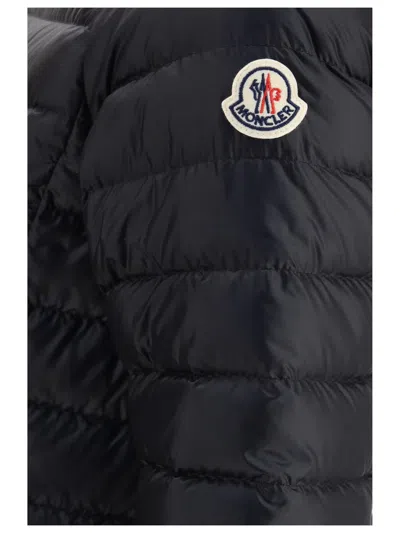 Moncler Down Jacket In Black
