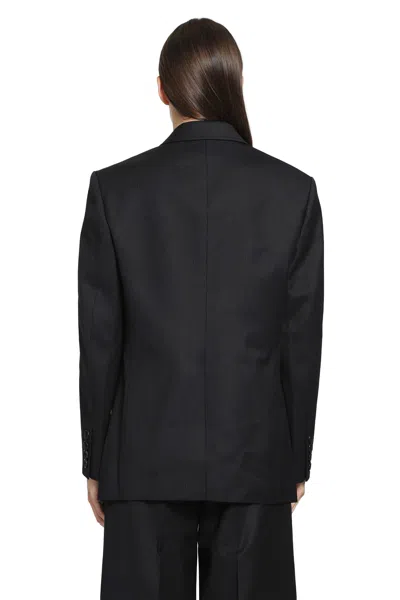 Junya Watanabe Double Breasted Blazer In Black