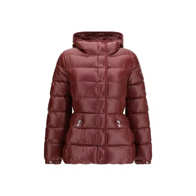 Moncler Barante Down Jacket In Burgundy