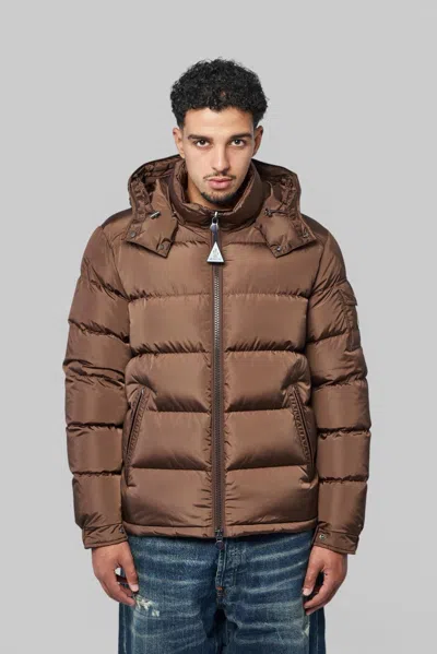 Moncler Maya Jacket In Brown