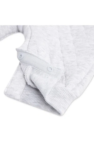 Nike Ready Set Quilted Romper In Birch Heather