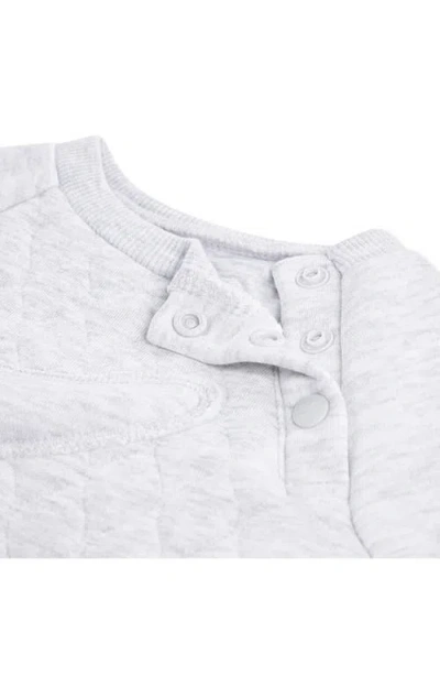 Nike Ready Set Quilted Romper In Birch Heather
