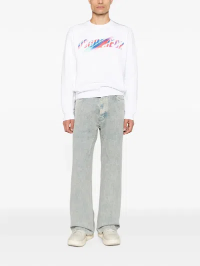 Dsquared2 Logo-print Sweatshirt In White