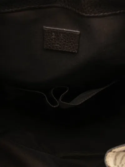 Pre-owned Gucci 2000-2015 Gg Canvas Drawstring Backpack In Neutrals