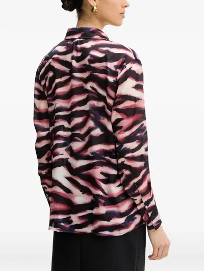 Morgan Printed Buttoned Shirt In Multi