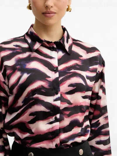 Morgan Printed Buttoned Shirt In Multi