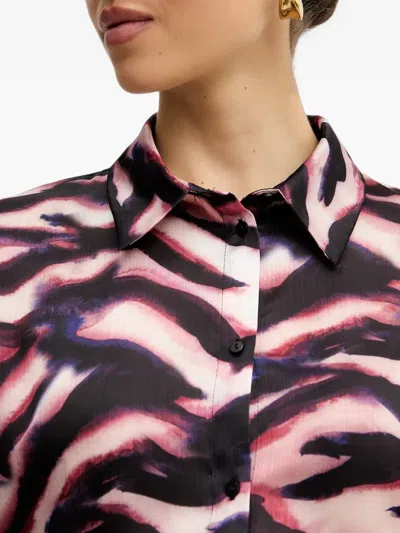 Morgan Printed Buttoned Shirt In Multi