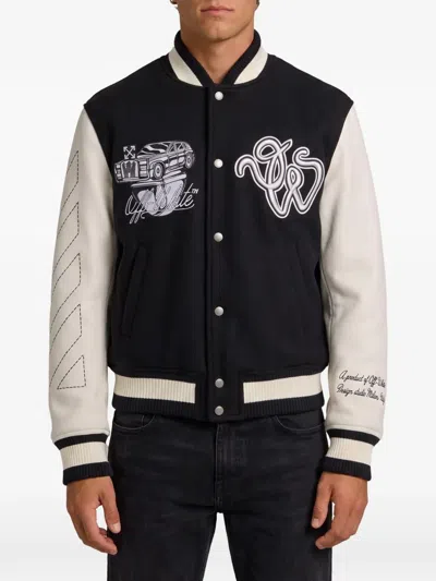CAT OFF COLLEGE EMBROIDERED JACKET