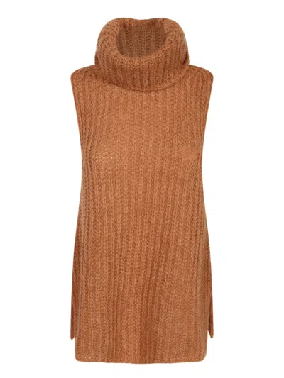 Herno Sleeveless Turtleneck Sweater In Pattern